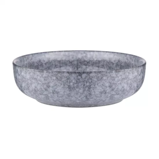 Тарелка суповая Ardesto Loreto, 1150мл, 20см, фарфор, серый