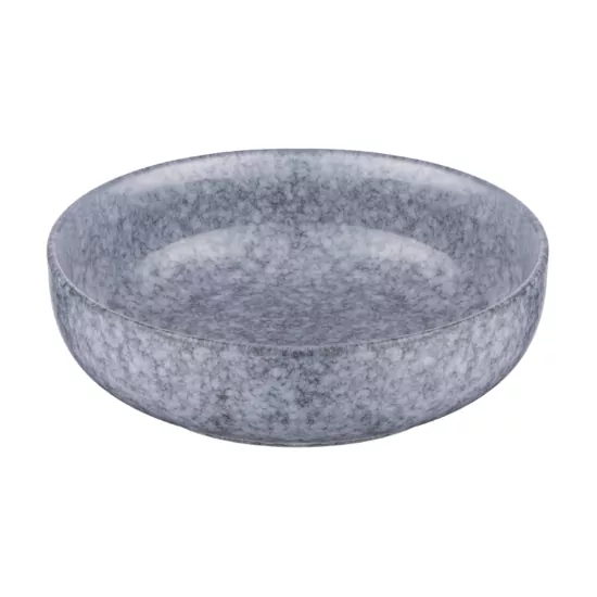 Тарелка суповая Ardesto Loreto, 1150мл, 20см, фарфор, серый