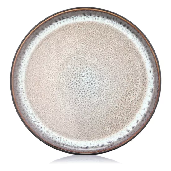 Dessert plate ARDESTO Bolzano, 20.3cm, ceramic, black-brown