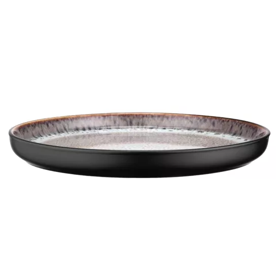 Dessert plate ARDESTO Bolzano, 20.3cm, ceramic, black-brown