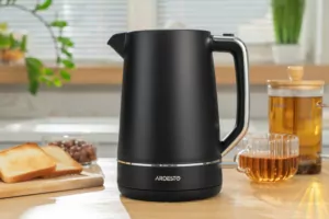 Электрочайник Ardesto Timeless Elegance, 1.7л, Otter, пластик, черный матовый