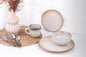 Ardesto Bowl Umbria, 660ml, 15.3cm, ceramic, beige