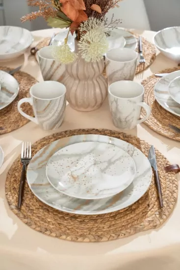 Ardesto Dessert plate Sparkle, 19cm, porcelain, multi-colored