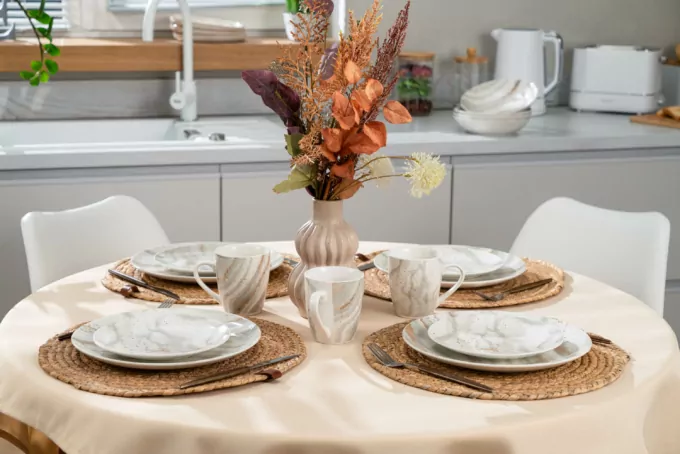 Ardesto Dessert plate Sparkle, 19cm, porcelain, multi-colored