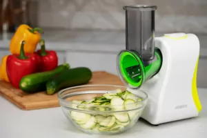 Мультирезка Ardesto, 200Вт, 4 насадки, корпус-пластик, белый