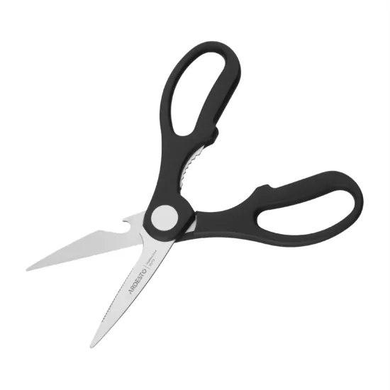 Набор ножей с блоком ARDESTO Gemini, 7 предметов, нержавеющая сталь, пластик, черный