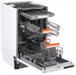 Посудомийна машина ARDESTO вбудовувана, 10компл., А++, 45см, дисплей, 3й кошик, білий