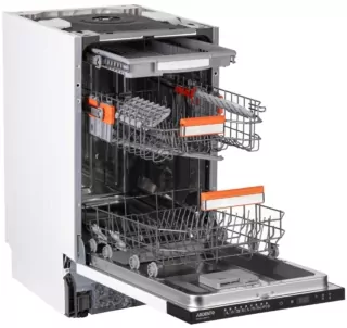 Посудомийна машина ARDESTO вбудовувана, 10компл., А++, 45см, дисплей, 3й кошик, чорний