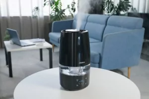 Зволожувач повітря ARDESTO ультразвуковий, 30м2, 4л, 280мл/г, електр. кер-ння, пульт ДК, верх. залив води, дисплей, чорний