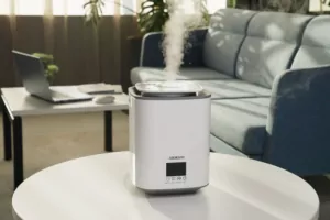 Air humidifier ARDESTO ultrasonic, 25m2, 3.1l, 250ml/h, electric. steering, upper water bay, display, white