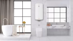 Electric water heater. ARDESTO NEU NTS 100 V 1.5K EU2 round, 100l, 1.5kW, mechanical control, C, Italy, white