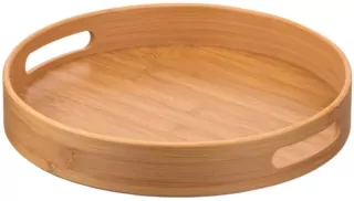 Таця Ardesto Midori, 30х5см, бамбук, кругла