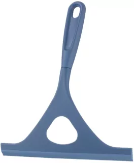 Шкребок для скла Ardesto 24х25см, пластик, блакитний