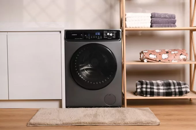 Washer-dryer ARDESTO front load Black Mars, 10(6)kg, 1400, A+++, 60cm, display, steam, inverter, silver