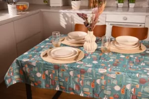 Скатертина Ardesto Cookery 120х140см, 90% поліестер, 10% бавовна