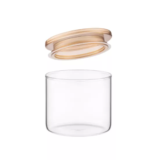 Ardesto Jar Fresh 500ml, glass, plastic, transparent