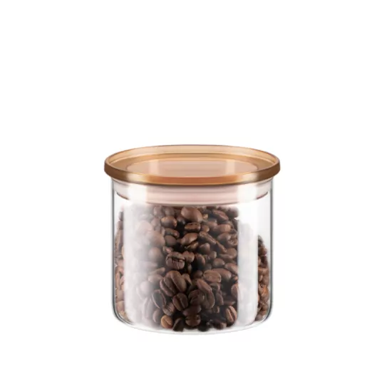 Ardesto Jar Fresh 500ml, glass, plastic, transparent