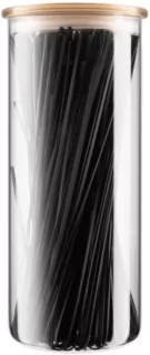 Банка для зберігання Ardesto Fresh 1600мл, скло, пластик, прозорий