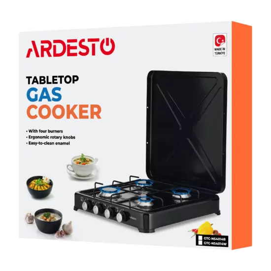 Плитка настольная Ardesto газовая, тип газа LPG, конф. — 4, черный