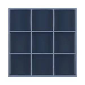 Набор форм для льда Ardesto Gemini, 2шт, 10.9х10.9х3.6см, силикон, синий