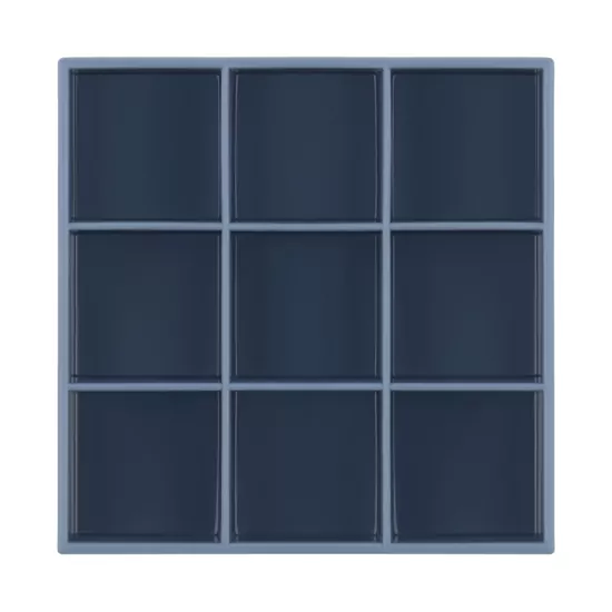 Набор форм для льда Ardesto Gemini, 2шт, 10.9х10.9х3.6см, силикон, синий