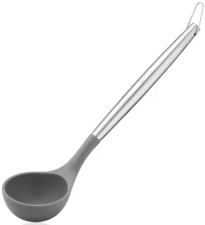Ardesto Ladle Gemini, 32cm, silicone, stainless steel, gray