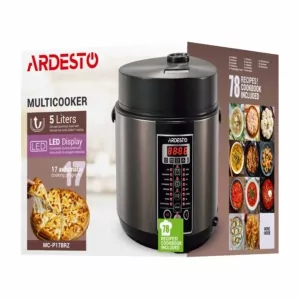 Мультиварка Ardesto, 860Вт, чаша-5л, електронне керув., метал/пластик, бронзовий