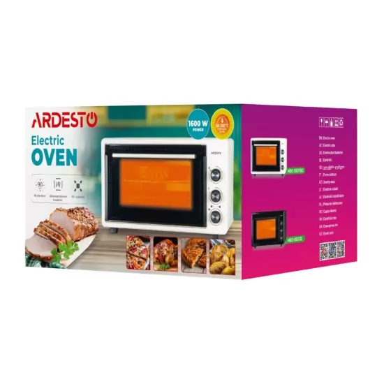 Electric oven ARDESTO, 50L, 1600W, mech., rotisserie, black