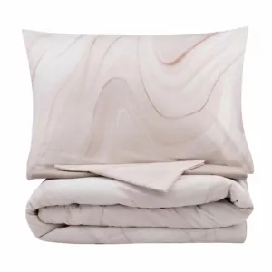 Bedding set 1.5 Ardesto Gloria, sateen, marble, beige, duvet cover160x220cm, bed sheet 160x220cm, pillowcases (2) 50x70cm, 100% cotton