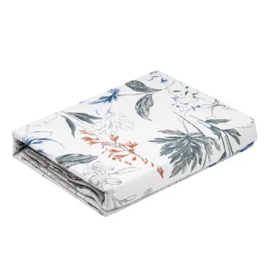 КПБ 2,0сп ARDESTO Gloria, пододеяльник 200х220см, простынь 230х240см, наволочки (2) 50х70см, 100% хлопок, сатин, цветы, мокко