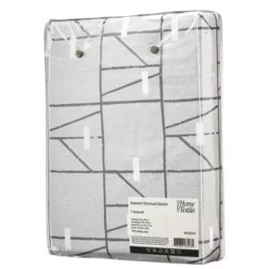 Bedding set 2.0 Ardesto Gloria, sateen, geometry, grey, duvet cover 200x220cm, bed sheet 230x240cm, pillowcases (2) 50x70cm, 100% cotton