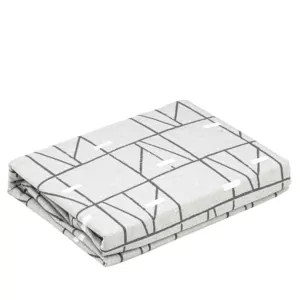 Bedding set 2.0 Ardesto Gloria, sateen, geometry, grey, duvet cover 200x220cm, bed sheet 230x240cm, pillowcases (2) 50x70cm, 100% cotton