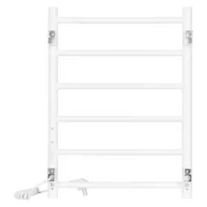 Ardesto electric towel warmer Classik-TR K with hooks, 570x430x80mm, timer-regulator, steel, matte white