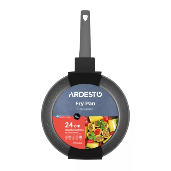 Сковорода ARDESTO Gemini Molise, 24см, алюміній, сірий