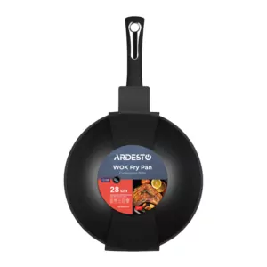 Ardesto WOK Fry pan Gemini Trento, 28cm, aluminium, black