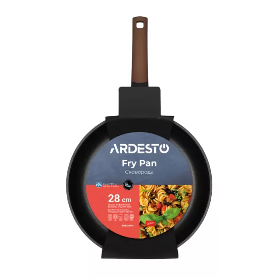 Ardesto Fry pan Gemini Foggia, 28cm, aluminium, brown