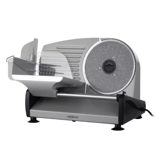 Ardesto slicer, 250W, blade-stainless steel, diameter of the knife-190мм, corps- iron/plastic, grey-black