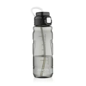 Пляшка для води Ardesto Sport 1000мл, пластик, чорний
