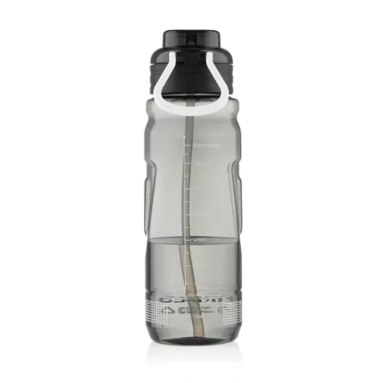 Пляшка для води Ardesto Sport 1000мл, пластик, чорний