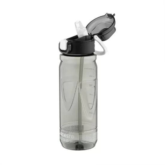 Пляшка для води Ardesto Sport 1000мл, пластик, чорний