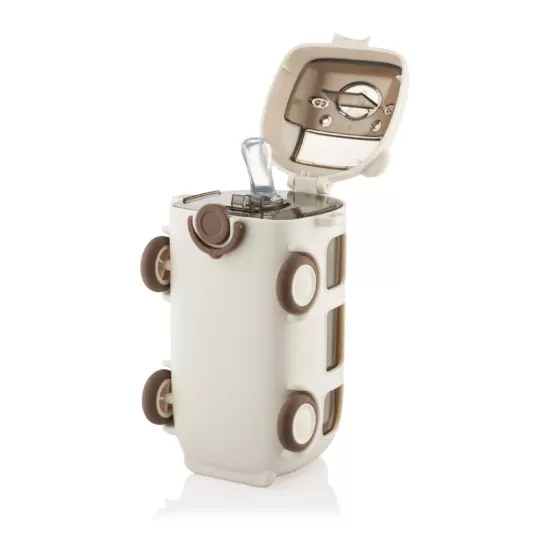 Бутылка для воды Ardesto Bear Bus 500мл, пластик, белый