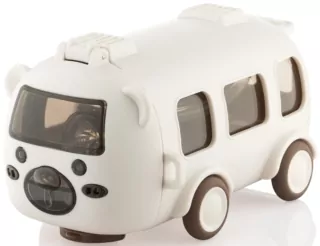Бутылка для воды Ardesto Bear Bus 500мл, пластик, белый