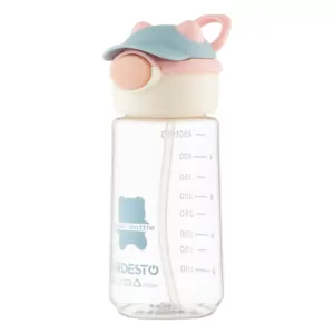 Ardesto Bottle Bear 550ml, plastic, pink