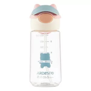 Ardesto Bottle Bear 550ml, plastic, pink