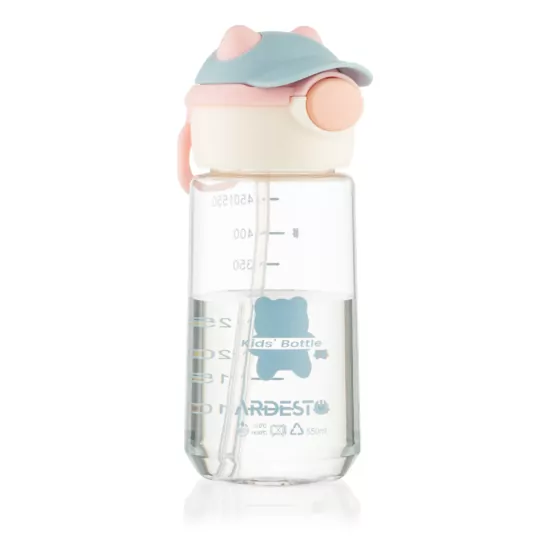 Ardesto Bottle Bear 550ml, plastic, pink