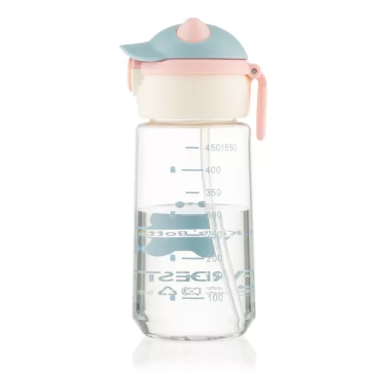 Ardesto Bottle Bear 550ml, plastic, pink