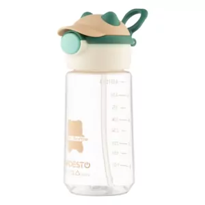 Пляшка для води Ardesto Bear 550мл, пластик, зелений