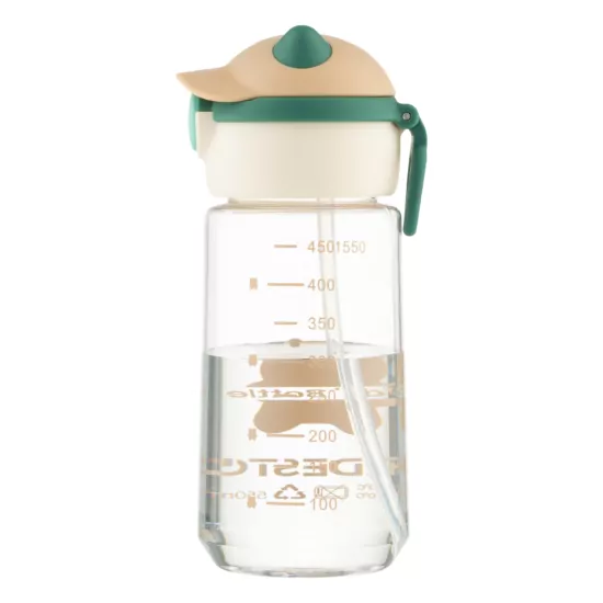 Пляшка для води Ardesto Bear 550мл, пластик, зелений