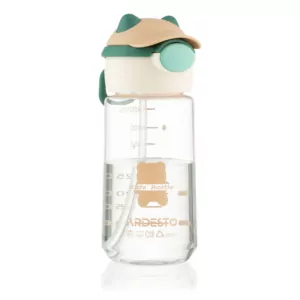 Пляшка для води Ardesto Bear 550мл, пластик, зелений