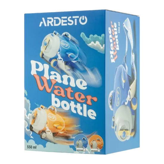 Bottle ARDESTO Plane 550ml, plastic, orange